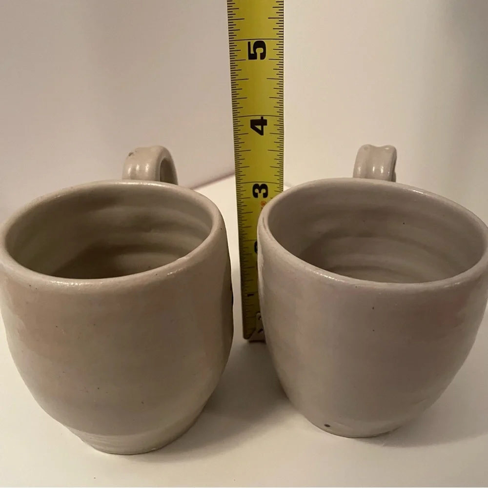 Williamsburg Salt Glazed Pottery Mug Set Of‎ 2
